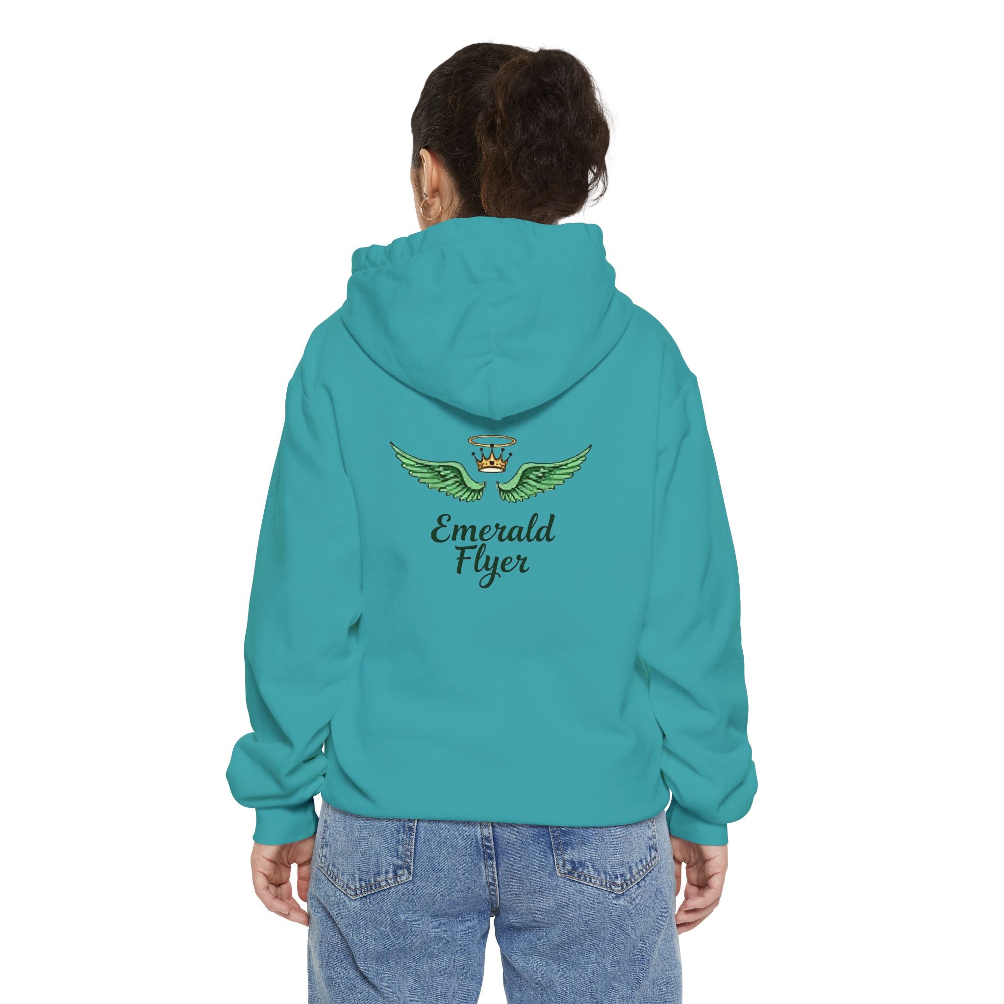 Emerald Flyer Hoodie Big Back Embroidered