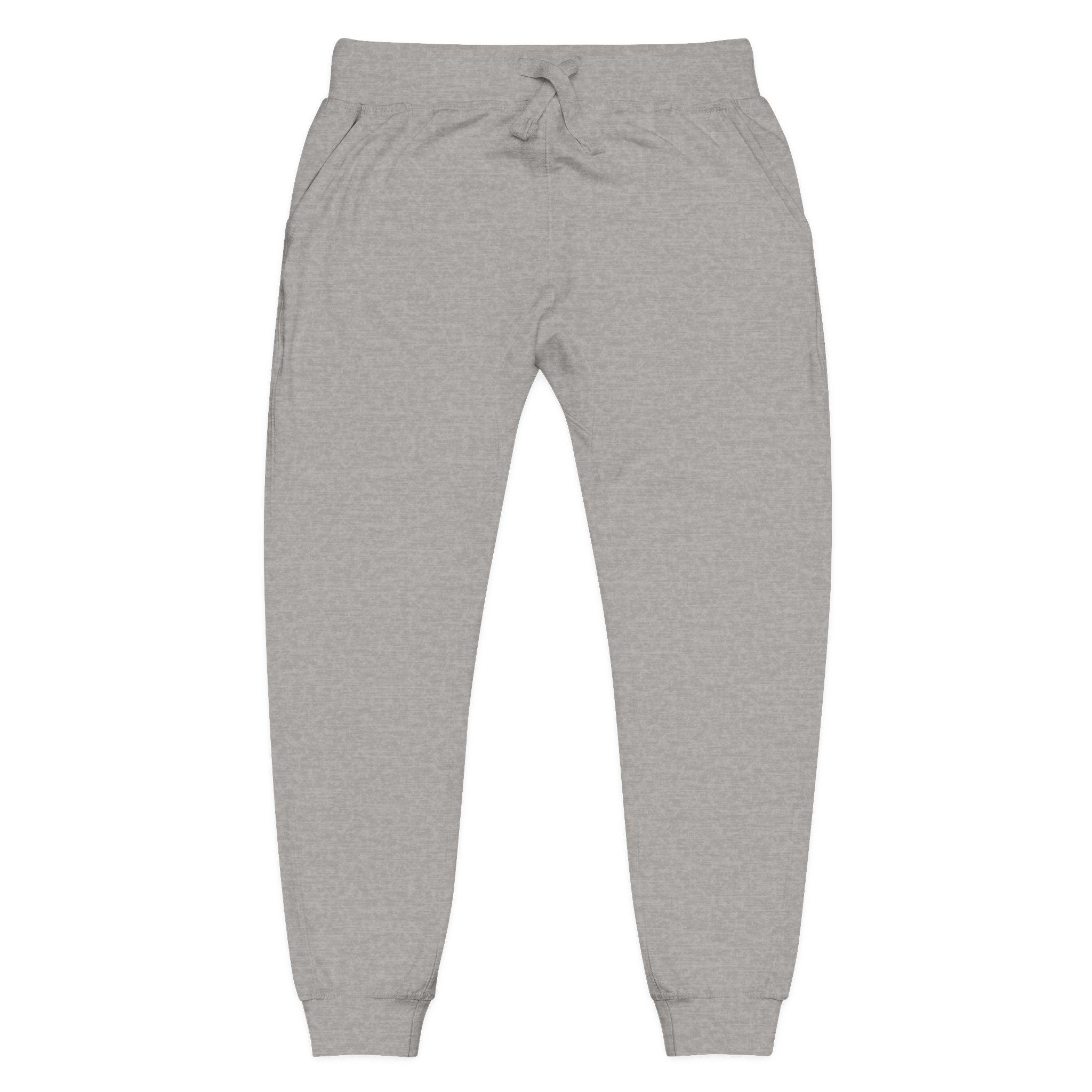 Embroidered Rose Pink Sweatpants | Cozy Fleece Joggers