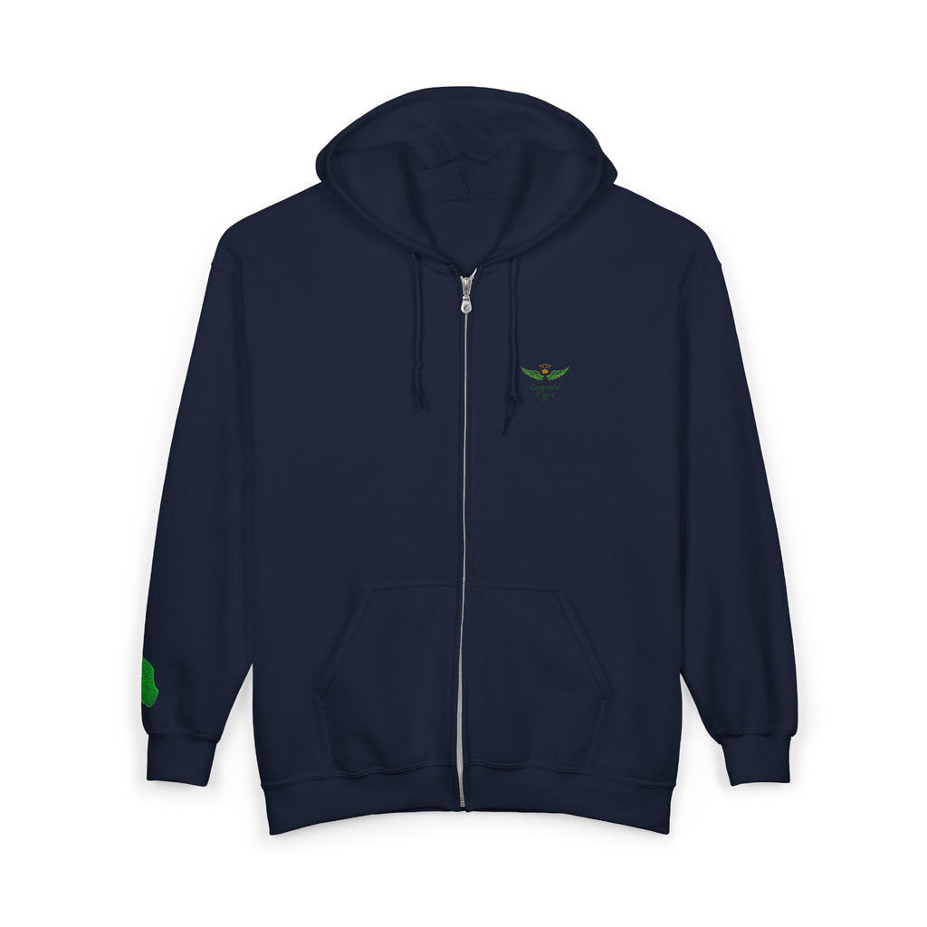 Emerald Flyer Zip Hoodies