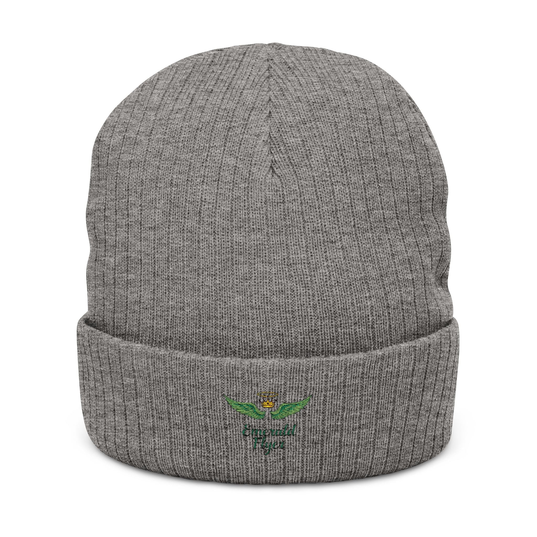 Emerald Flyer Skull Beanie