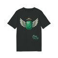 Emerald Flyer T-Shirt — Winged Gem Graphic "Born To Fly"