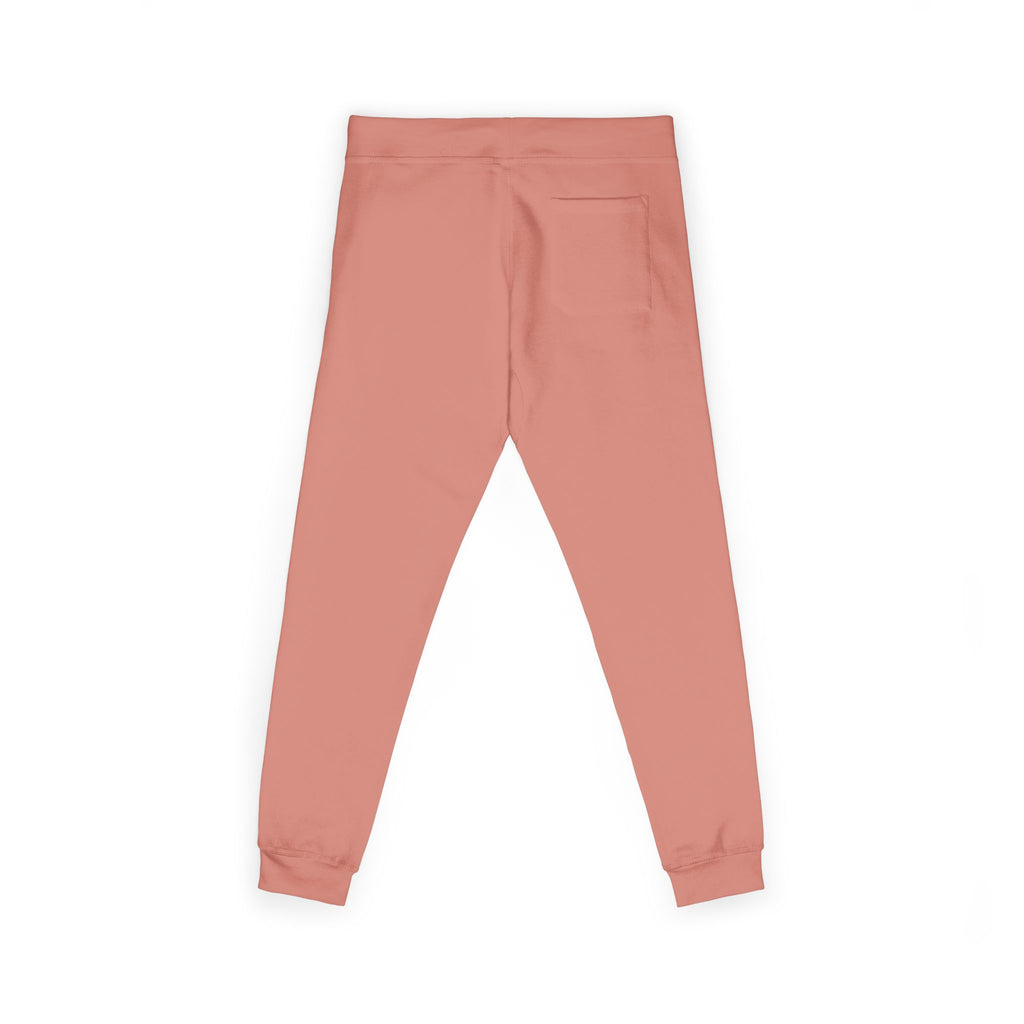 Embroidered Rose Pink Sweatpants | Cozy Fleece Joggers