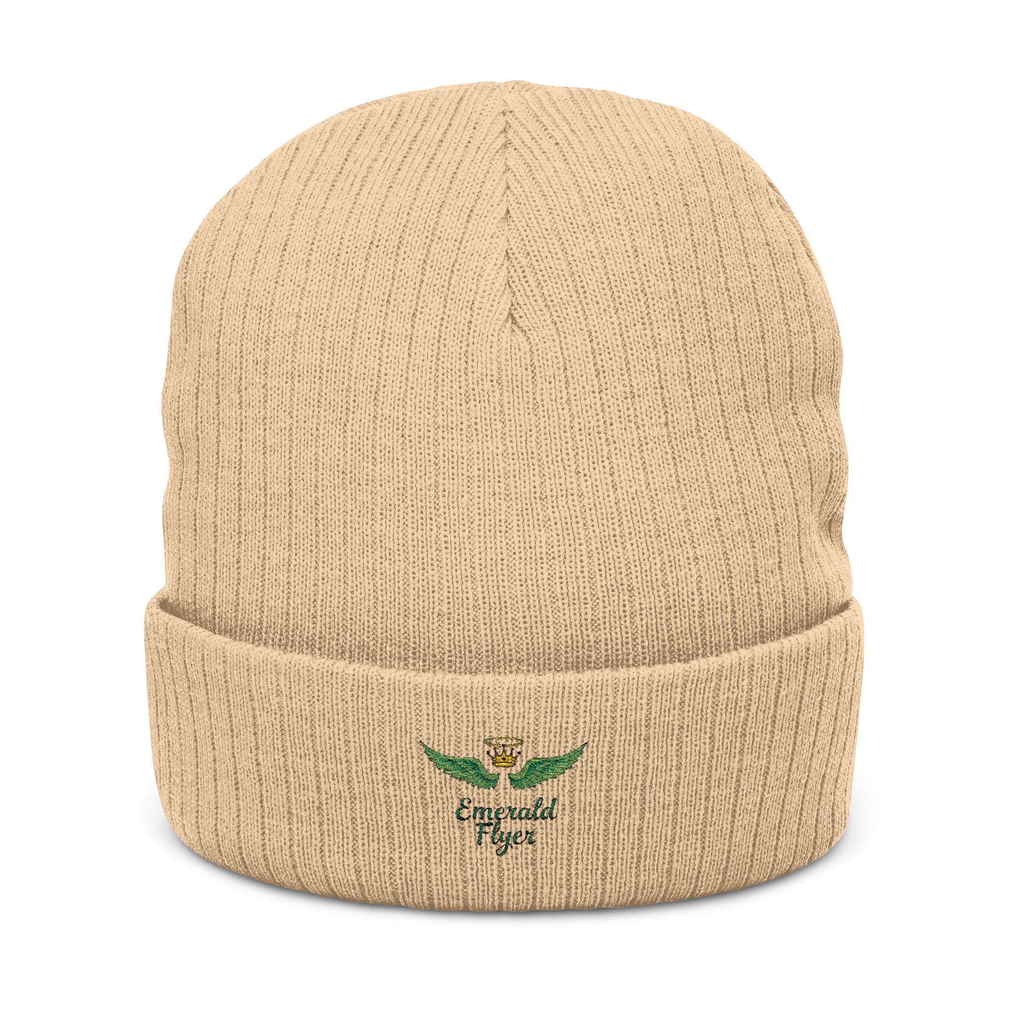 Emerald Flyer Skull Beanie