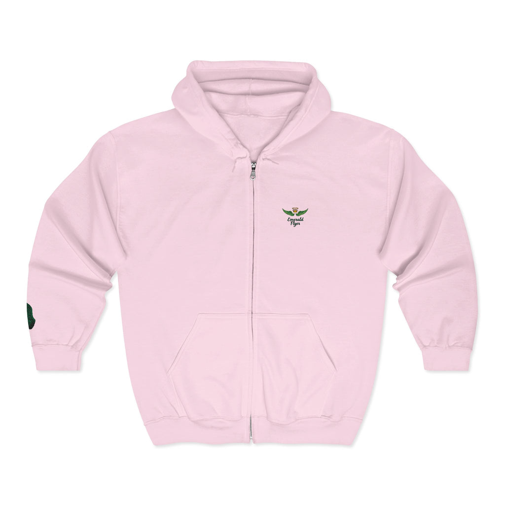 Emerald Flyer Zip Hoodies