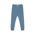 Fleece Sweatpants with Green Butterfly Embroidery