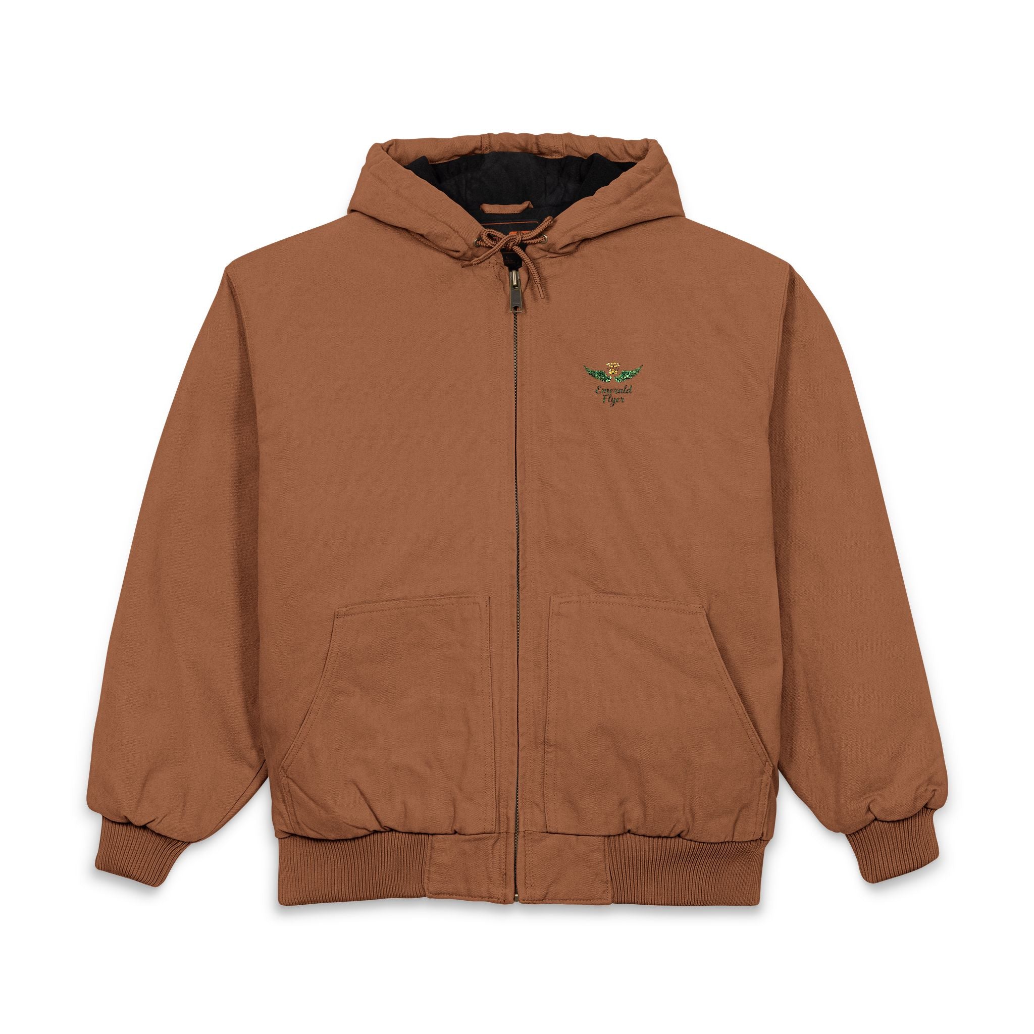 Emerald Flyer Hooded Work Jacket