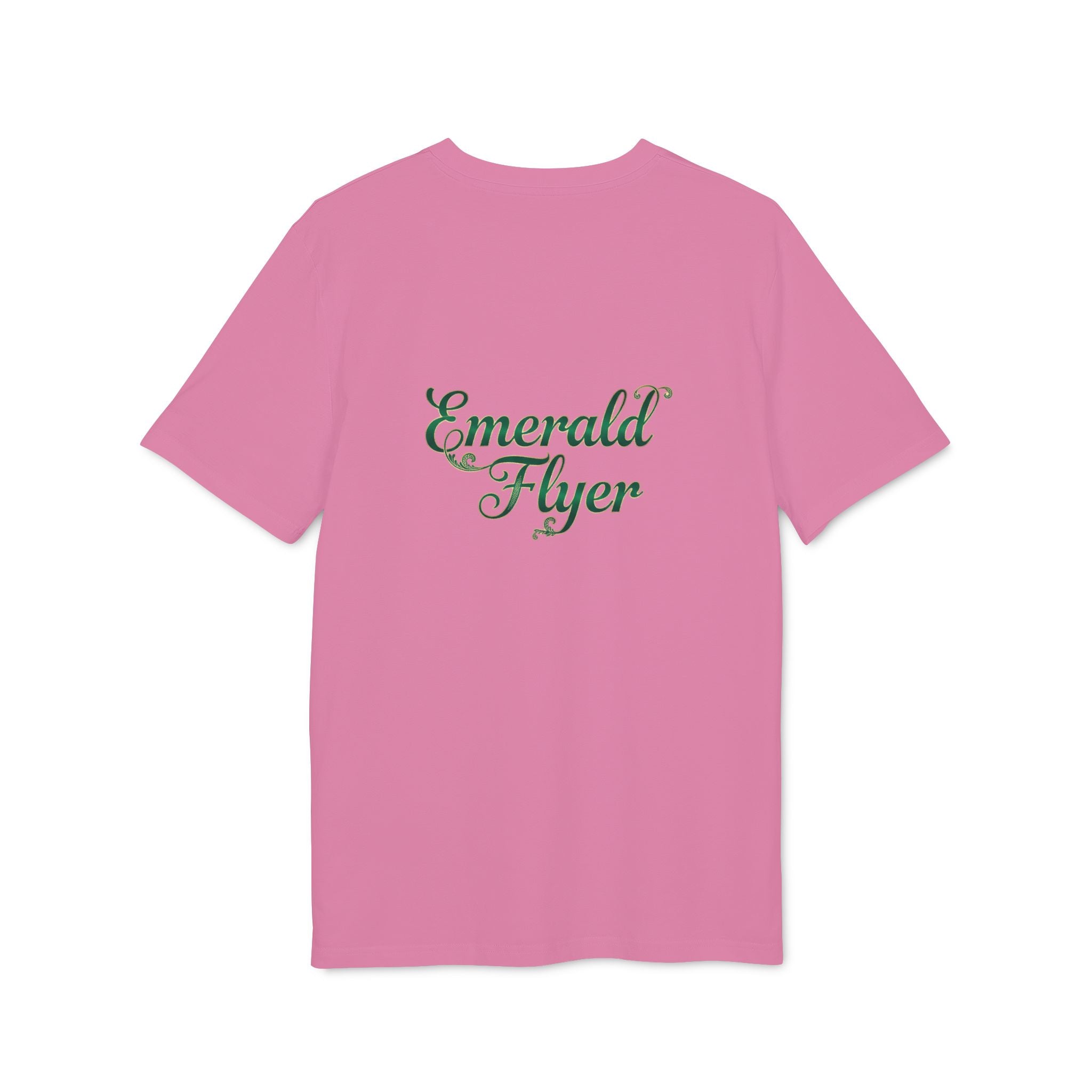 Emerald Flyer T-Shirt — Winged Gem Graphic "Born To Fly"
