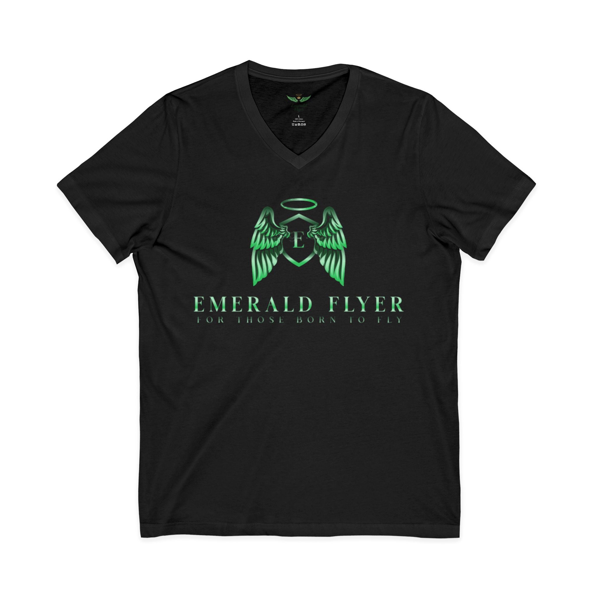 Emerald Flyer V‑Neck Wings