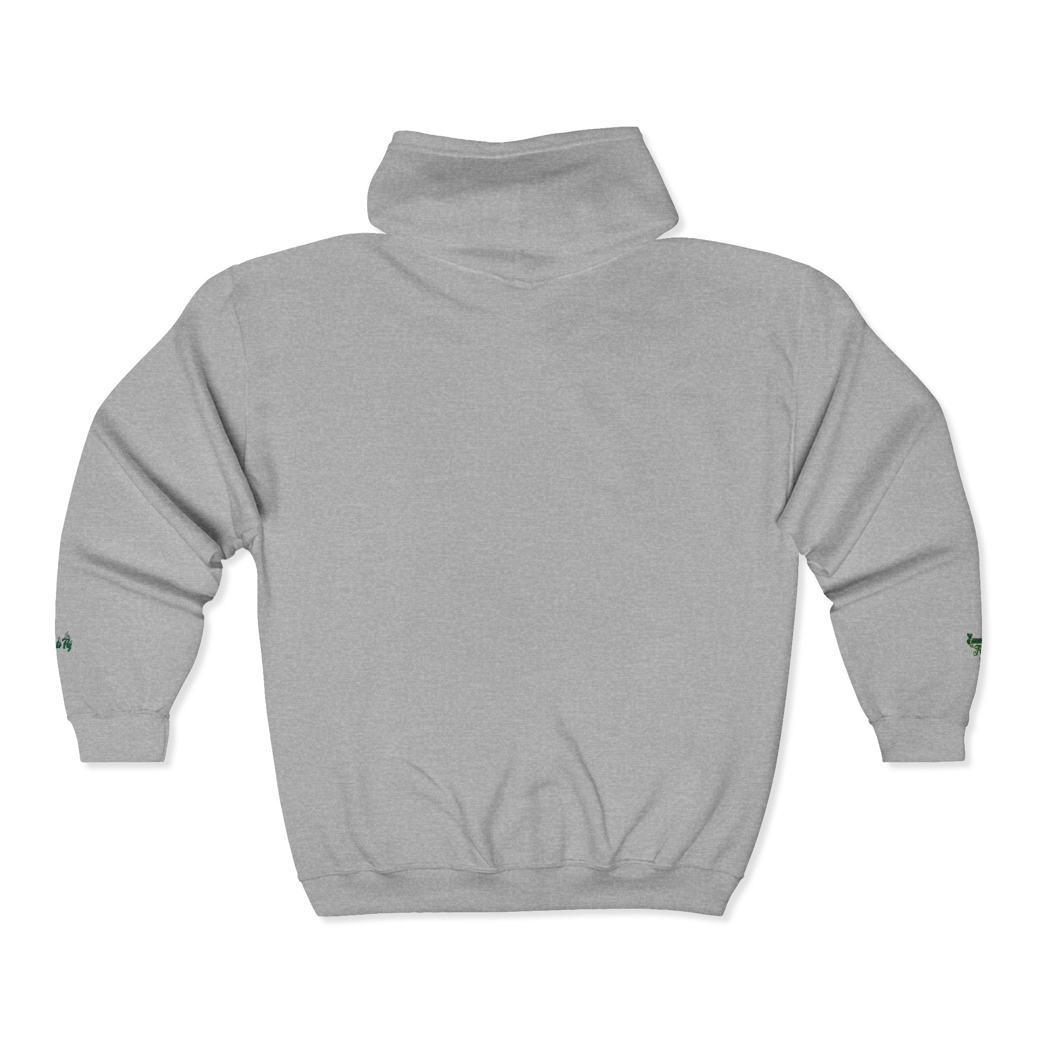 Emerald Flyer Zip Lux Cuff Emblem Sweatshirt