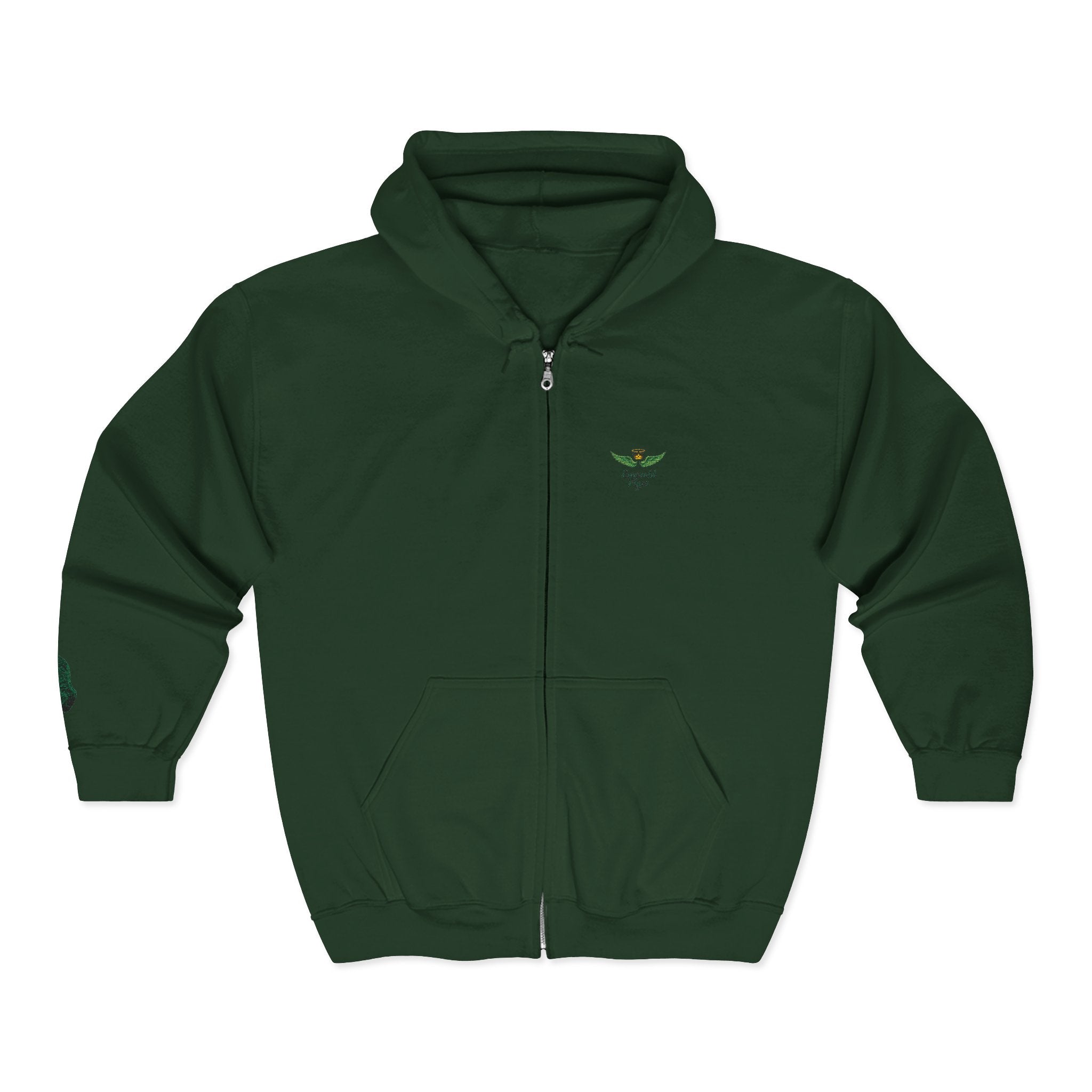 Emerald Flyer Zip Hoodies