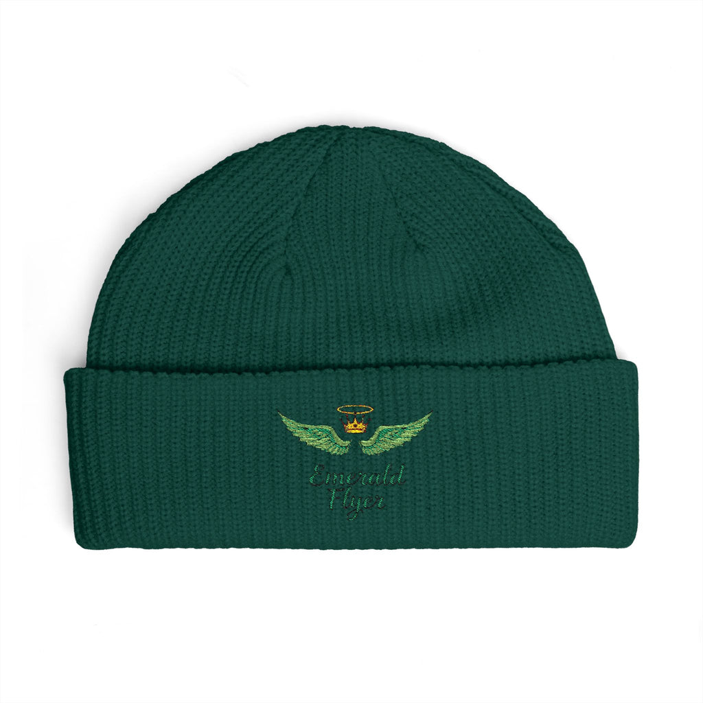 Emerald Flyer logo Cuff Beanie