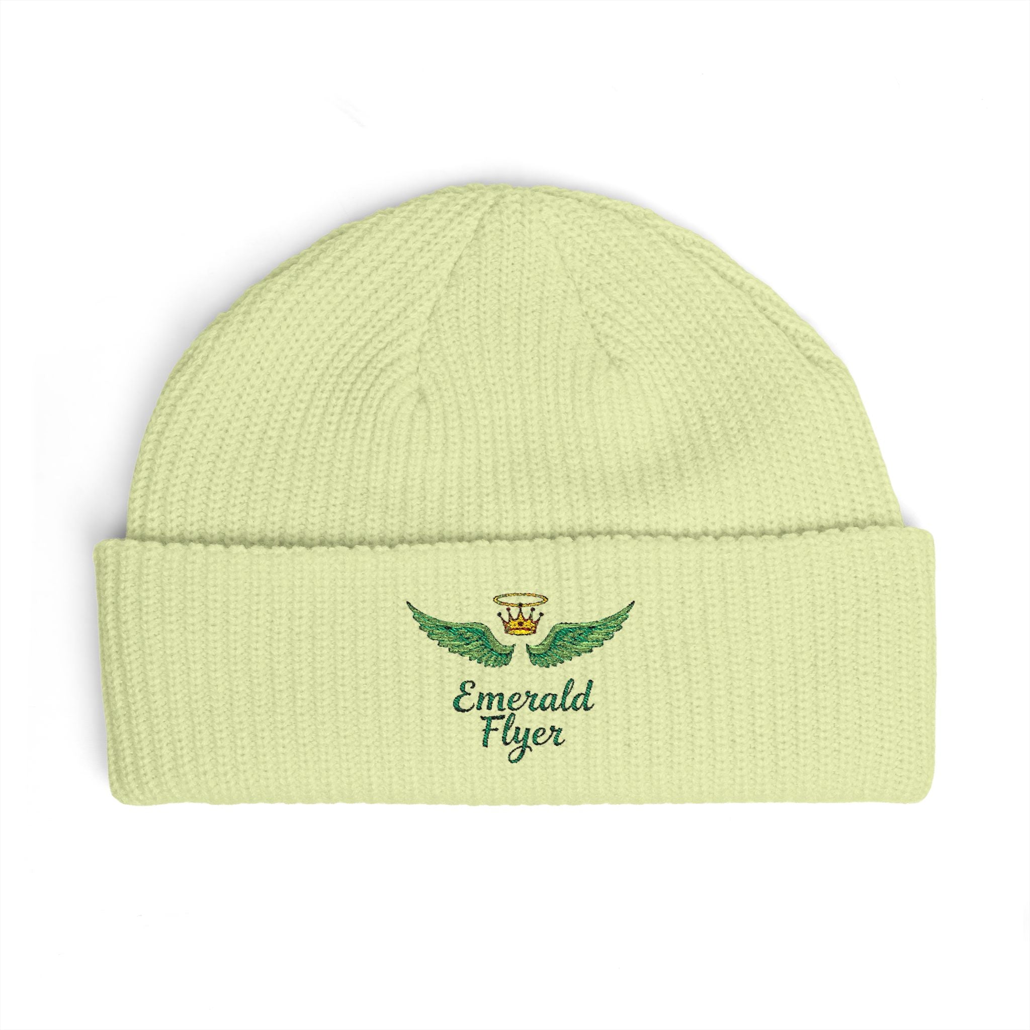Emerald Flyer logo Cuff Beanie