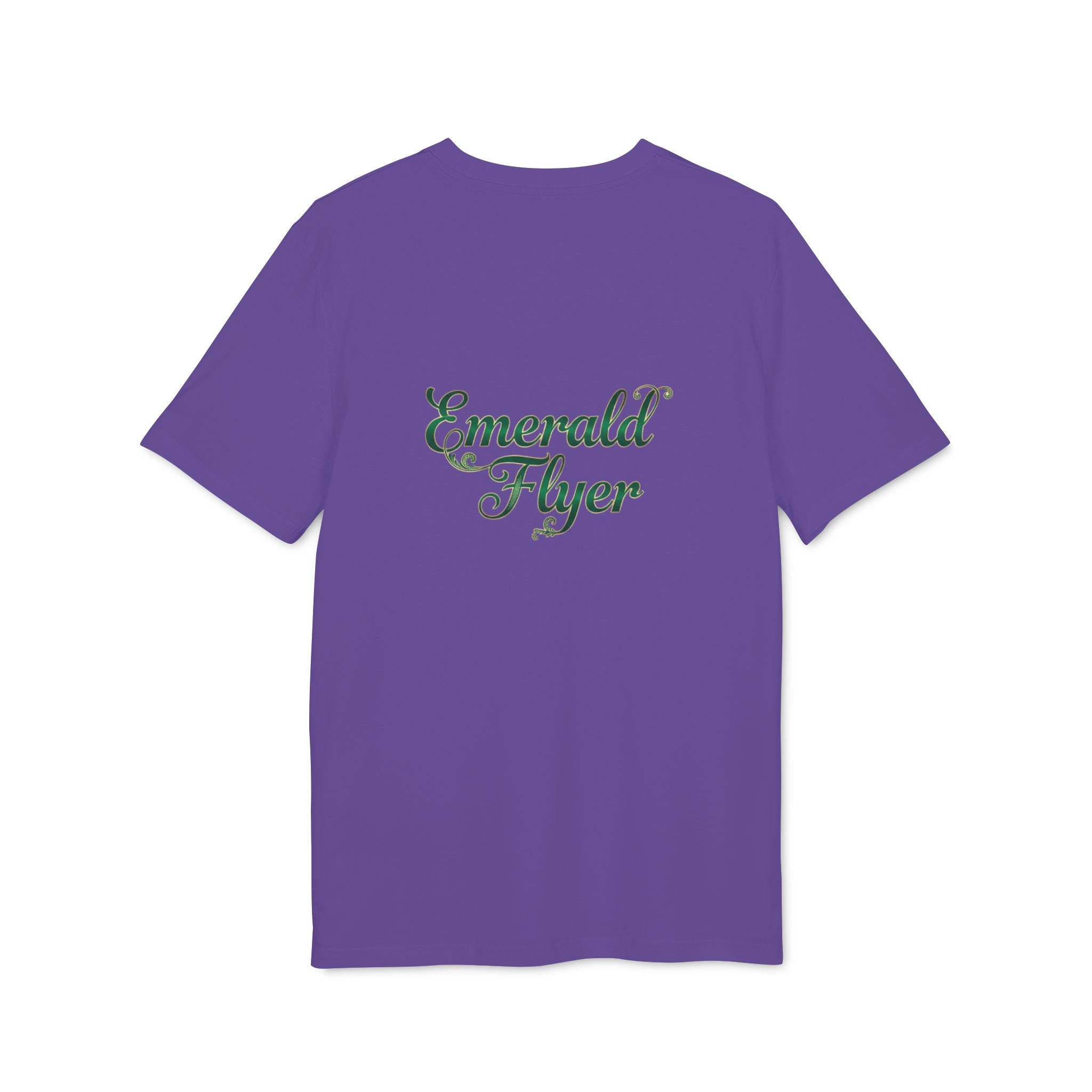Emerald Flyer T-Shirt — Winged Gem Graphic "Born To Fly"