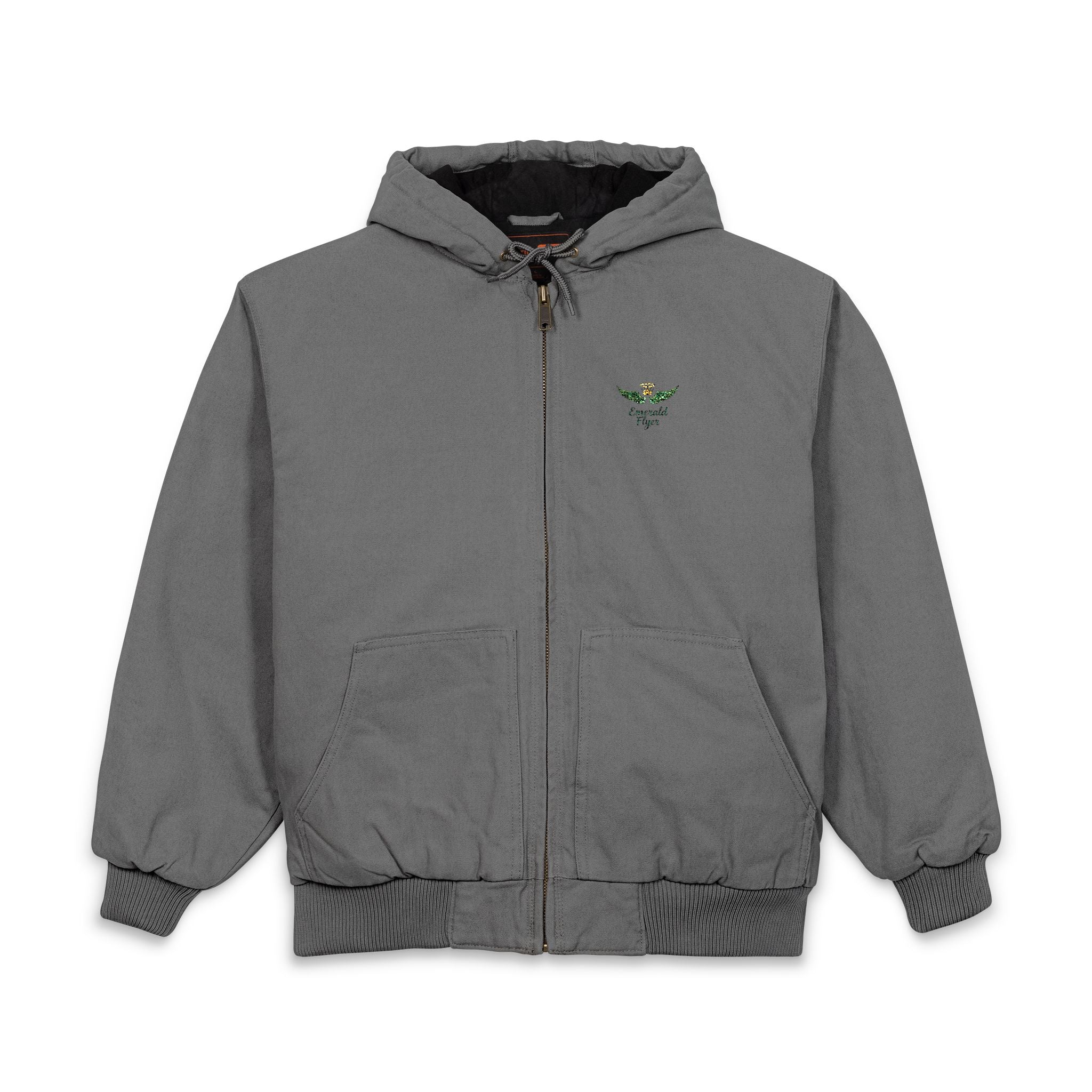 Emerald Flyer Hooded Work Jacket