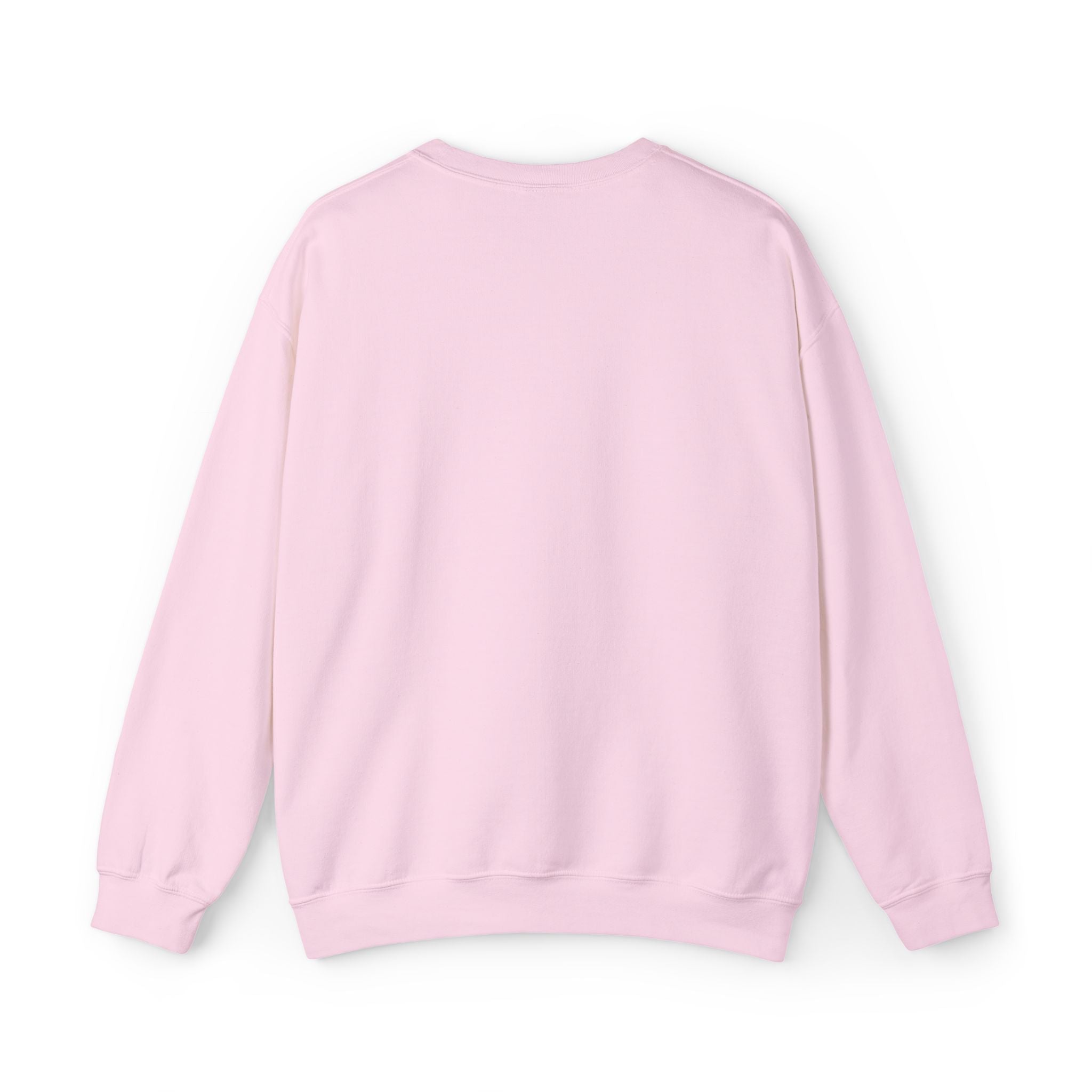 White Crewneck Sweatshirt with Tiny Green Plant Embroidery – “Plant Babe” Minimal Floral Design