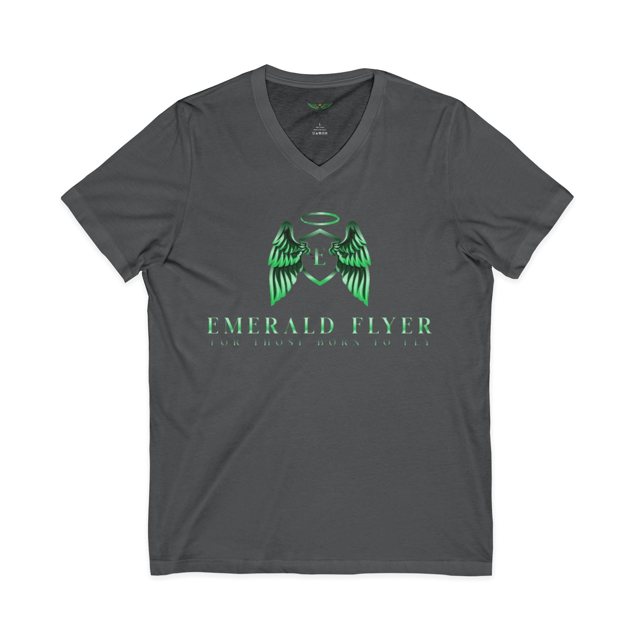 Emerald Flyer V‑Neck Wings