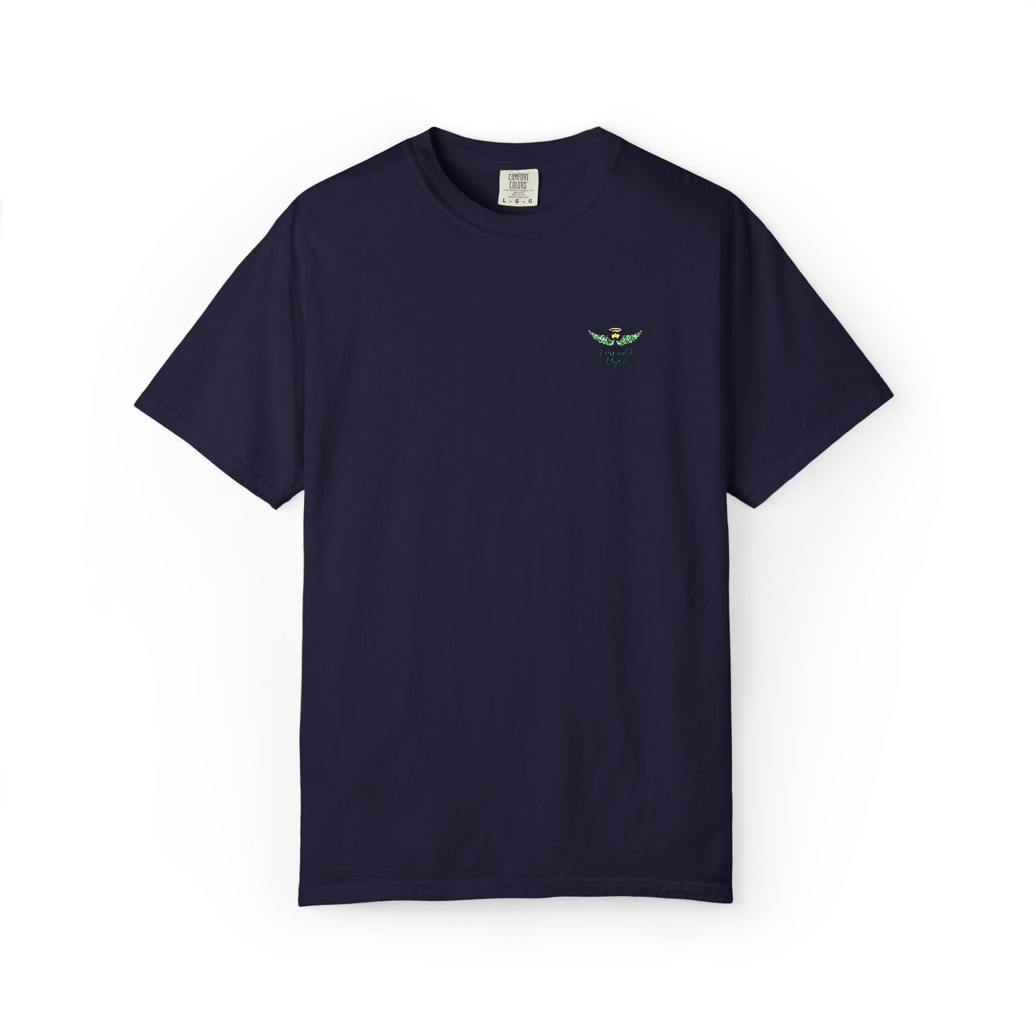 Emerald Flyer small print t-shirt