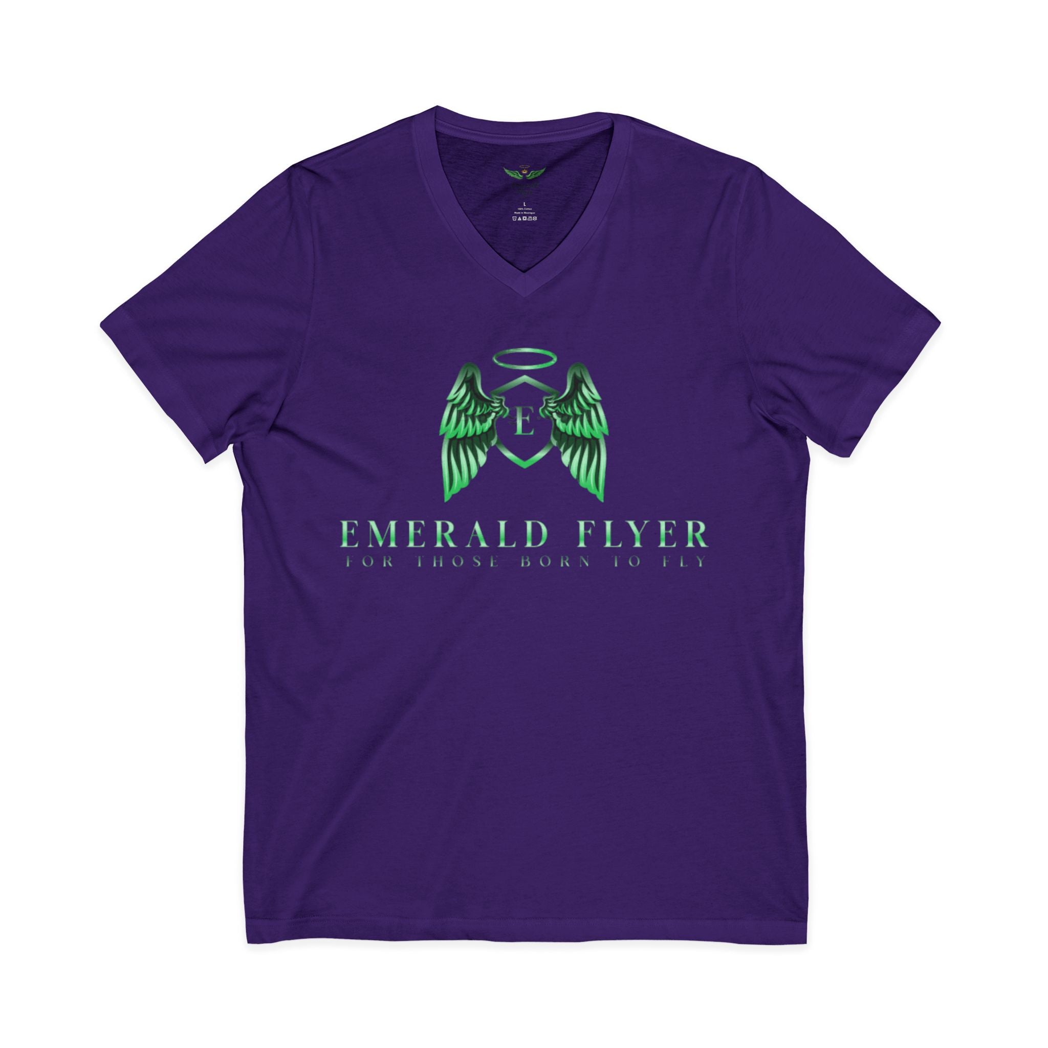 Emerald Flyer V‑Neck Wings