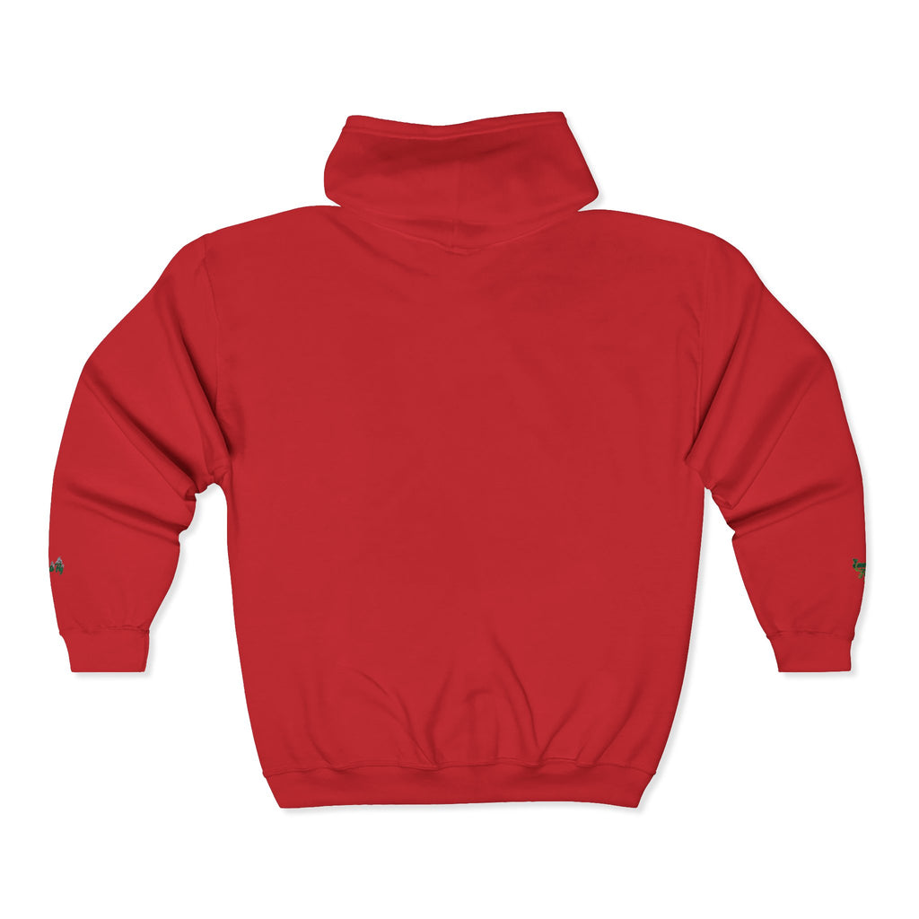Emerald Flyer Zip Lux Cuff Emblem Sweatshirt