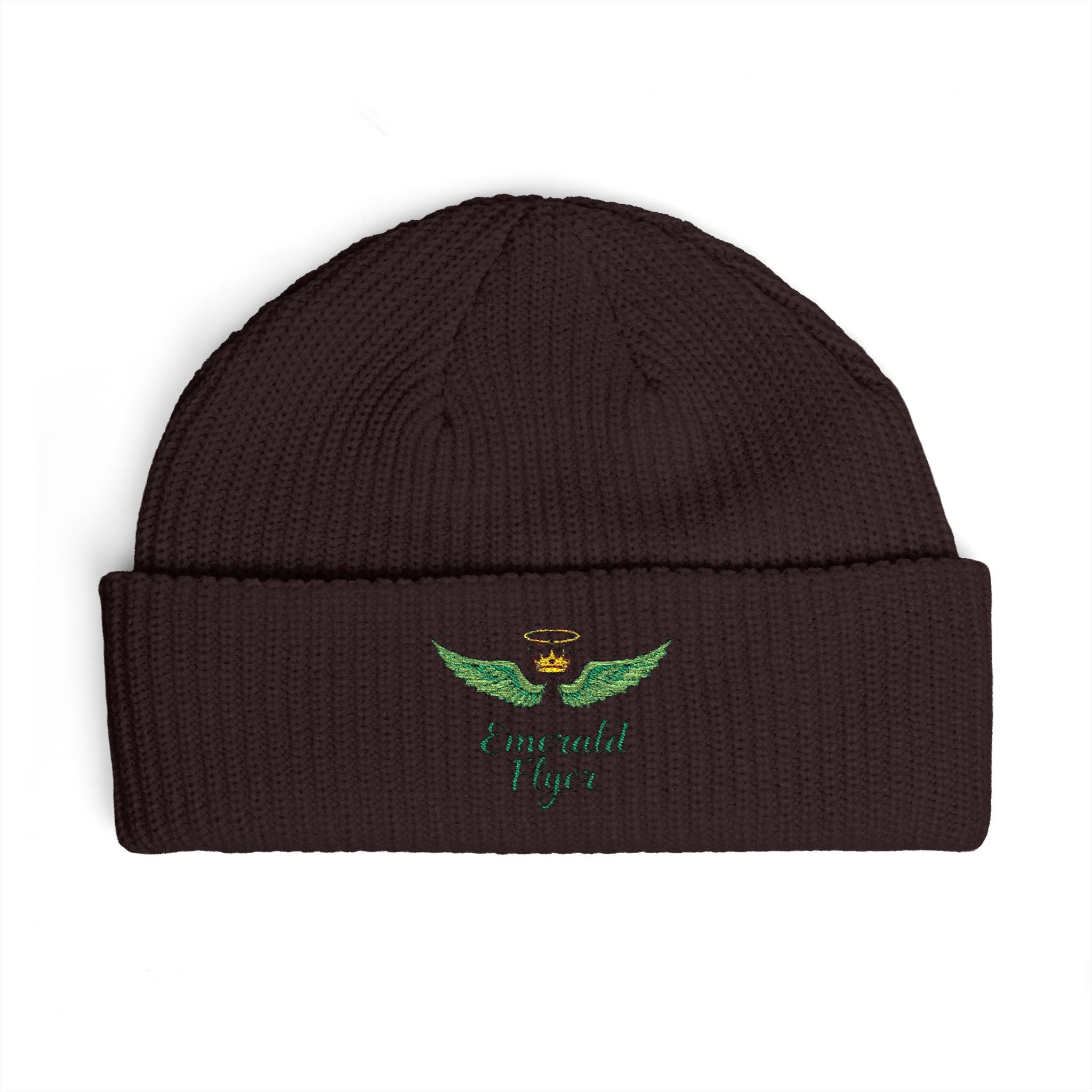 Emerald Flyer logo Cuff Beanie