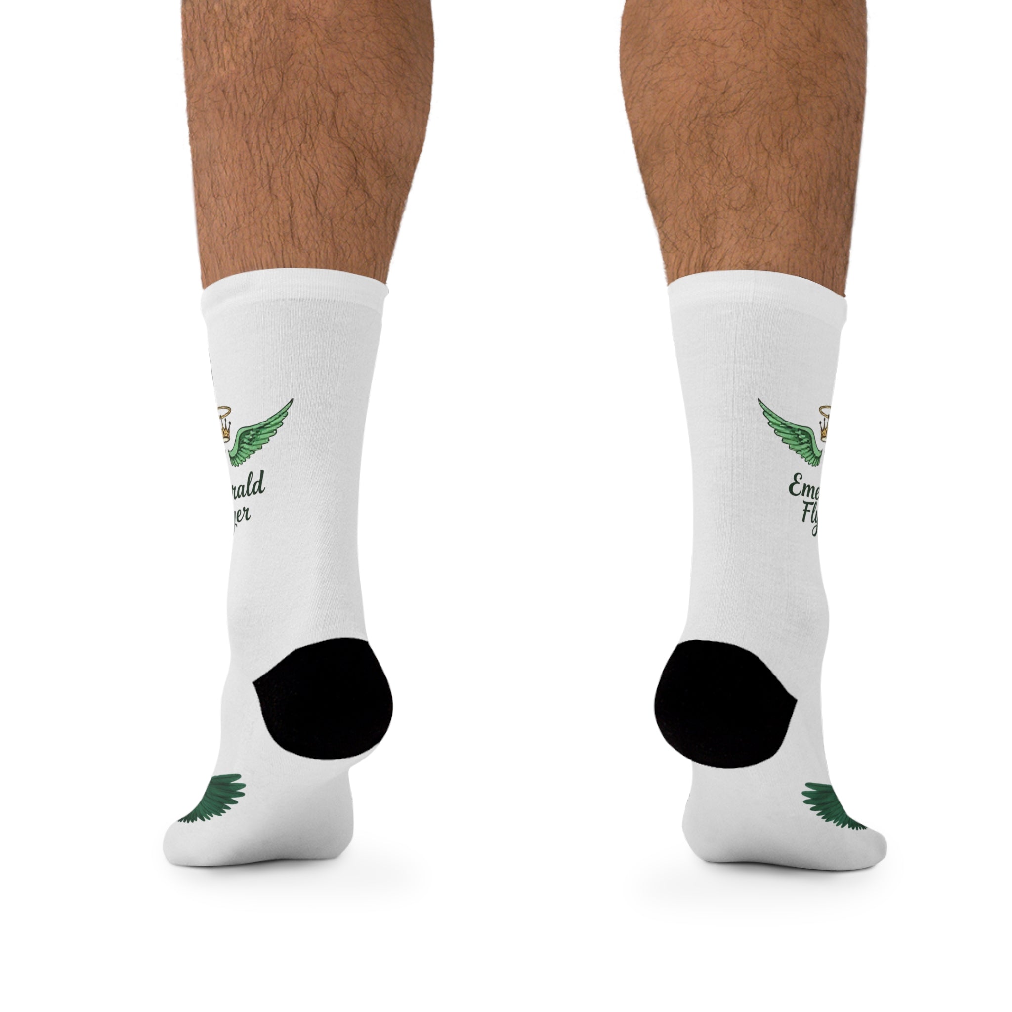 Emerald Flyer Wings Socks
