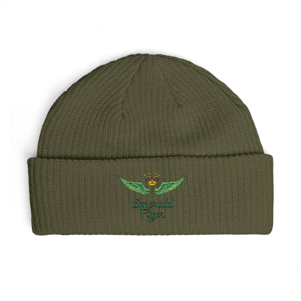 Emerald Flyer logo Cuff Beanie