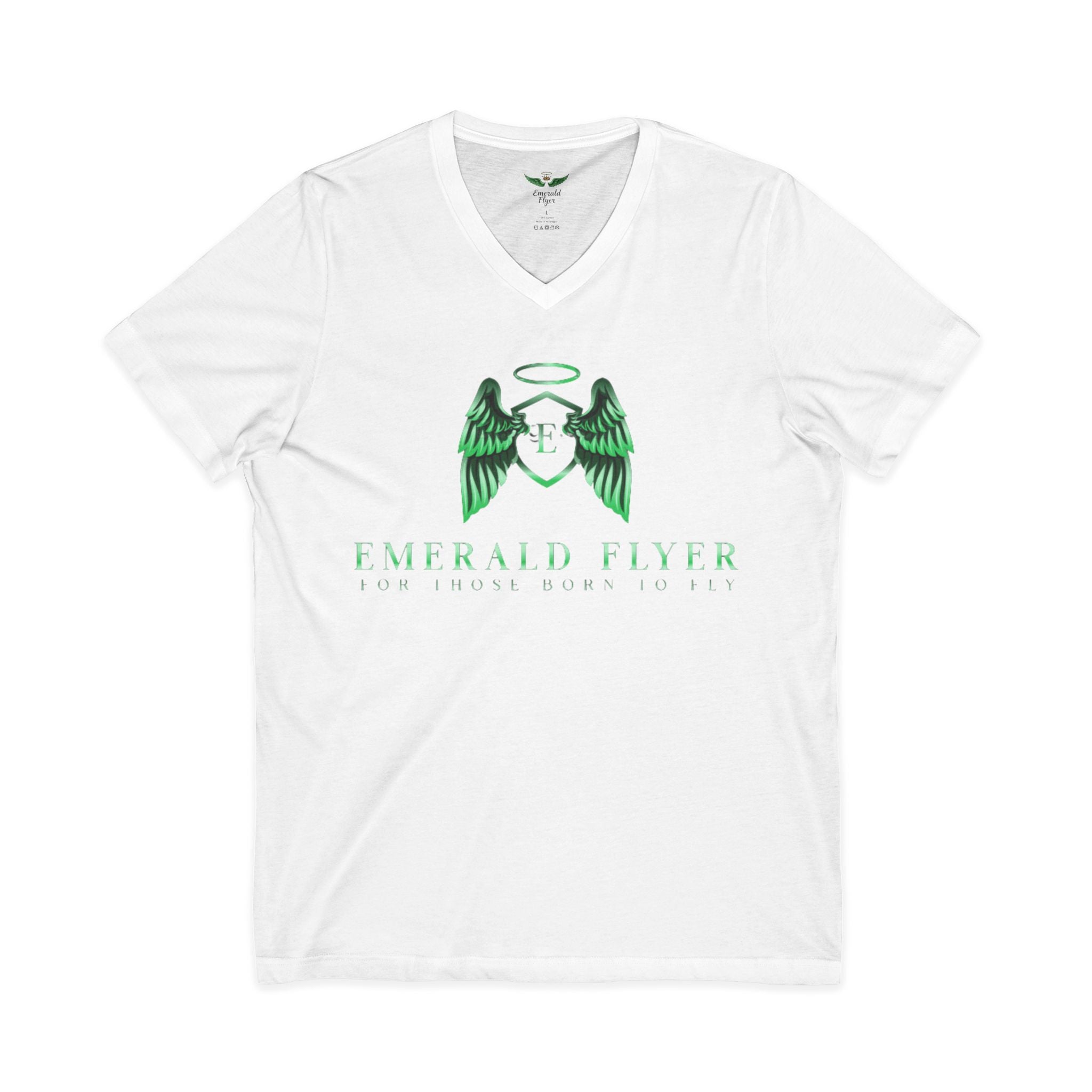 Emerald Flyer V‑Neck Wings
