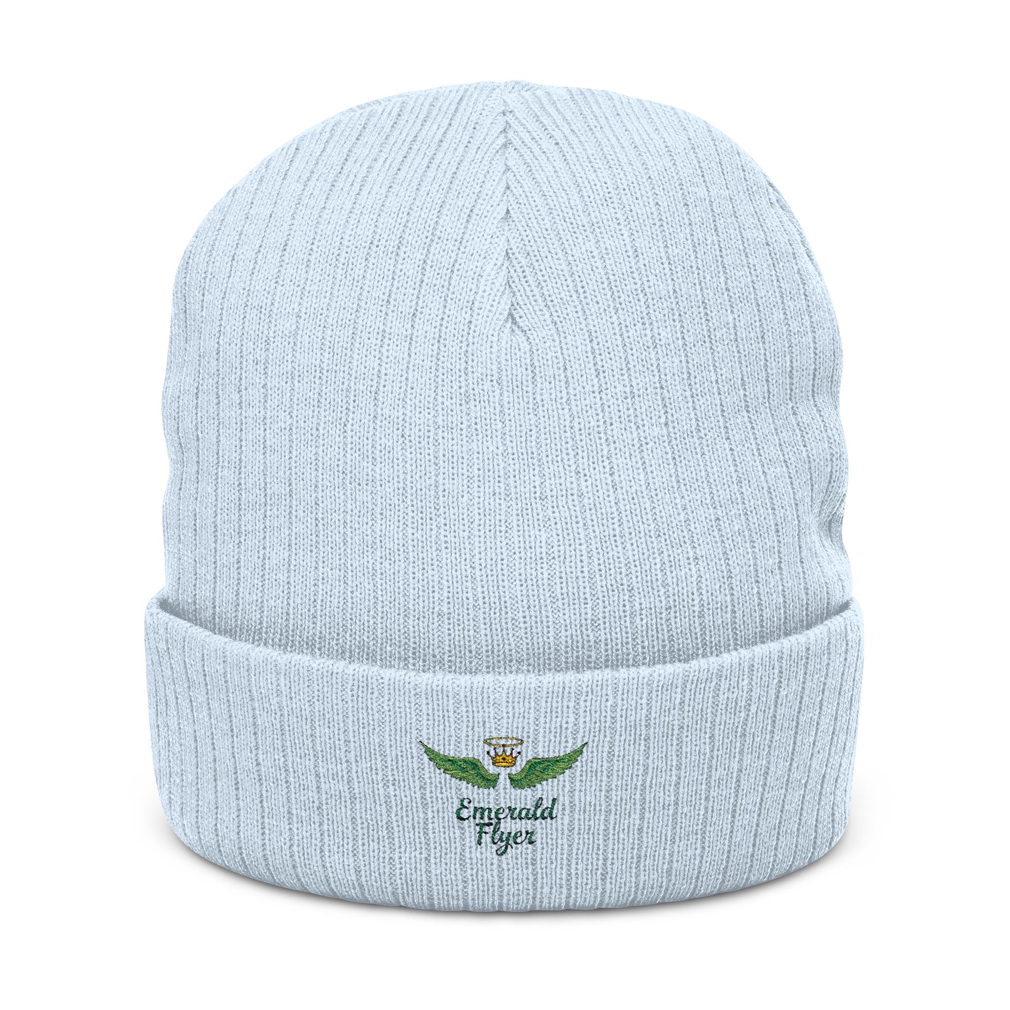 Emerald Flyer Skull Beanie