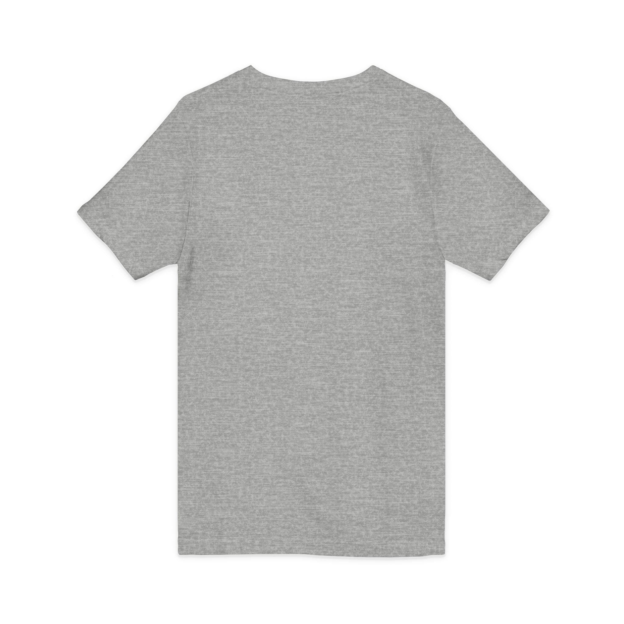 Minimal 'Grow Wild' V-Neck Tee — Small Leaf Chest Graphic, Eco Casual Shirt