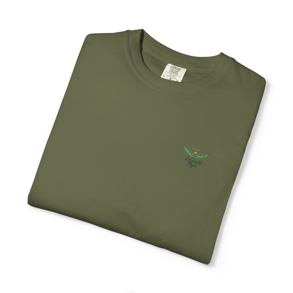 Emerald Flyer small print t-shirt